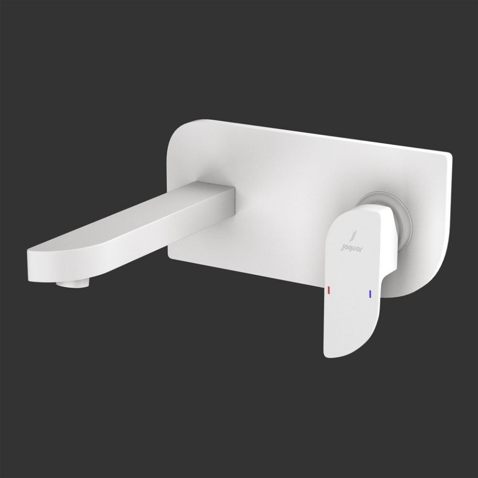 Picture of Parti esterne per miscelatore lavabo a parete - Bianco opaco