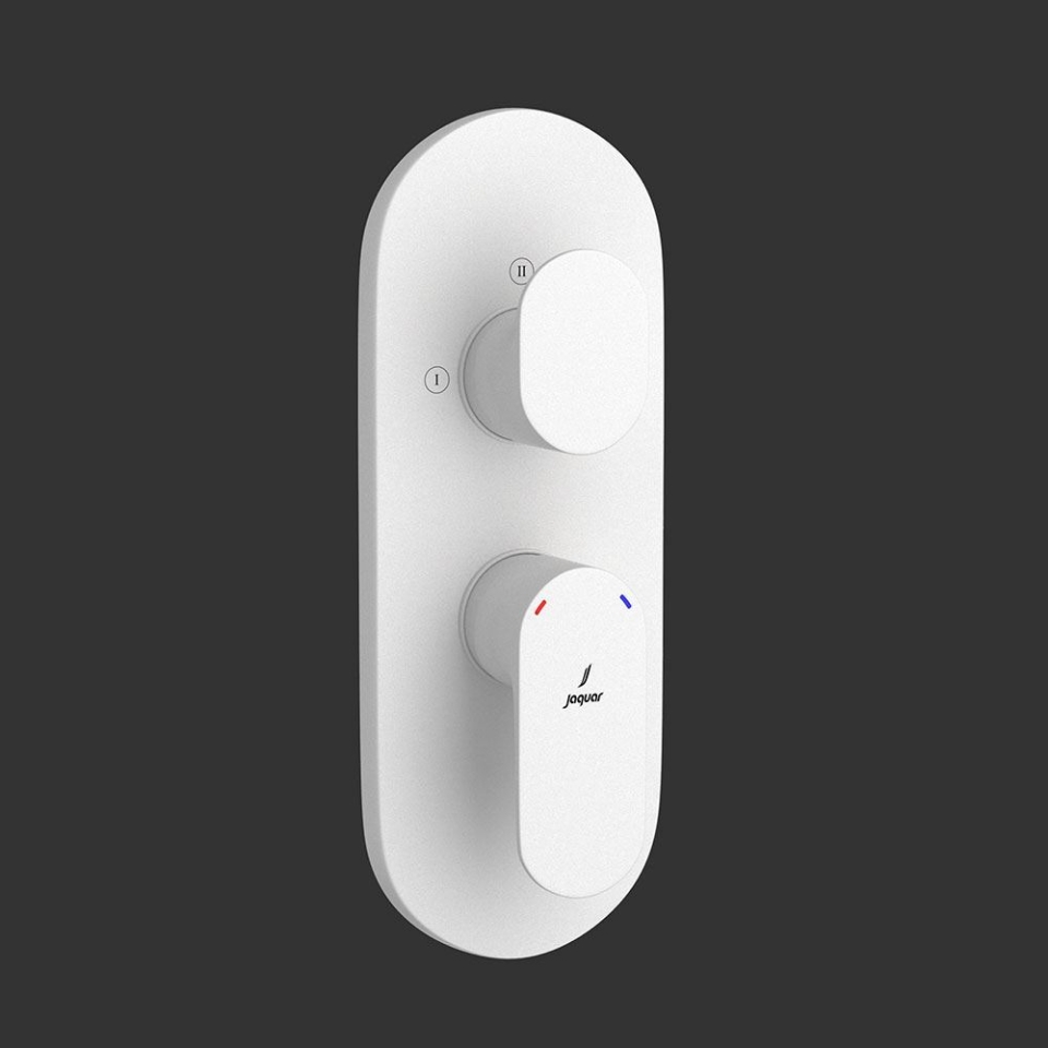 Picture of Miscelatore monocomando Aquamax per doccia - Bianco opaco