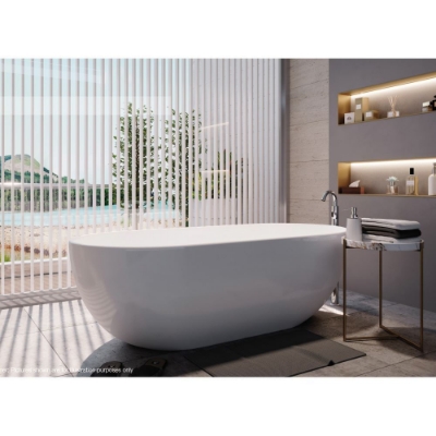 Immagine di Vasca da bagno freestanding Saipan