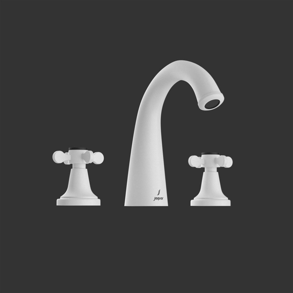 Picture of Gruppo lavabo 3 fori - Bianco opaco