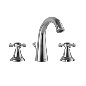 Immagine di Gruppo lavabo 3 fori con scarico automatico - cromo