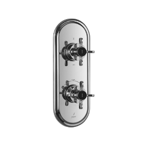 Immagine di Parti esterne per termostatico doccia a 3 vie - cromo