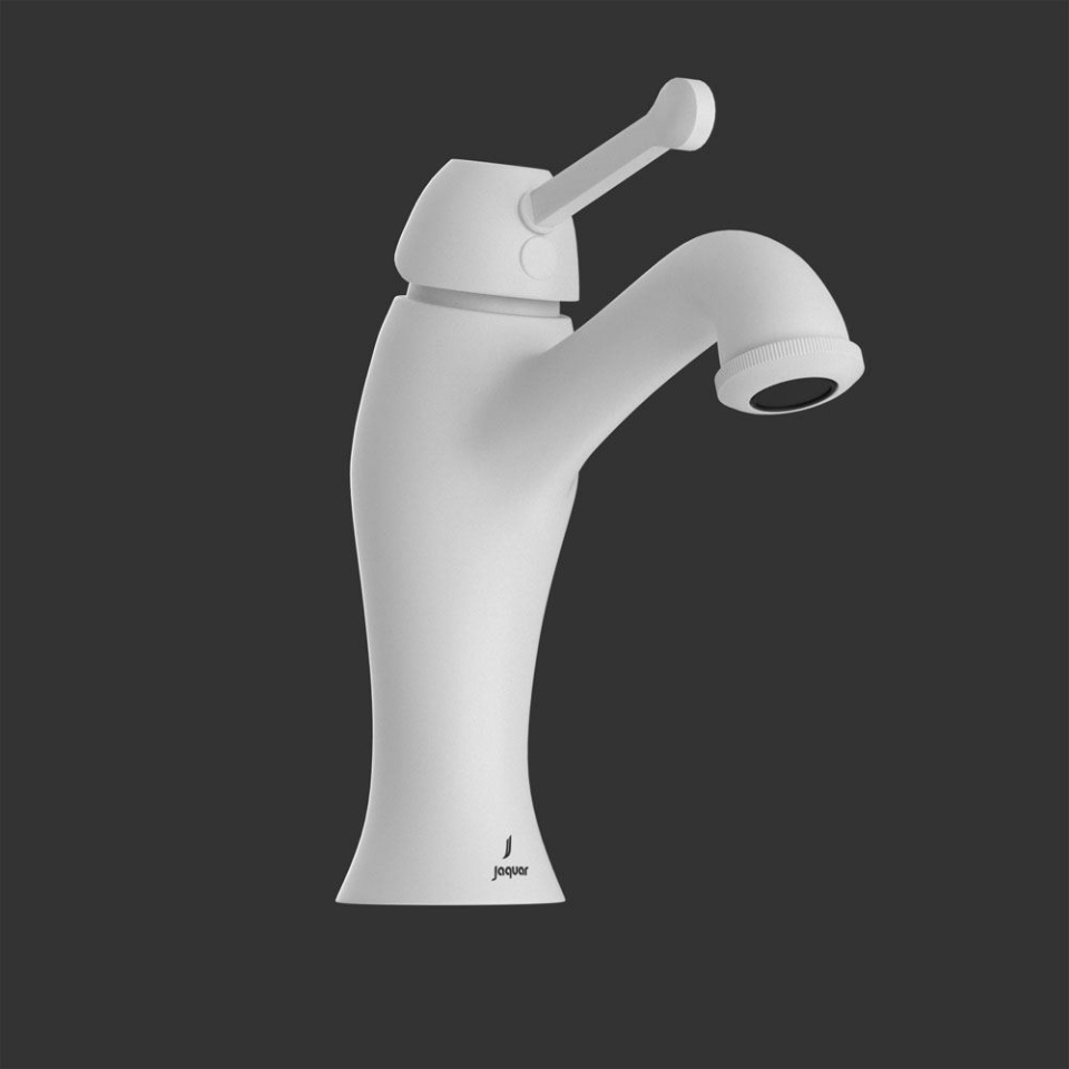 Picture of Miscelatore monocomando per lavabo - Bianco opaco