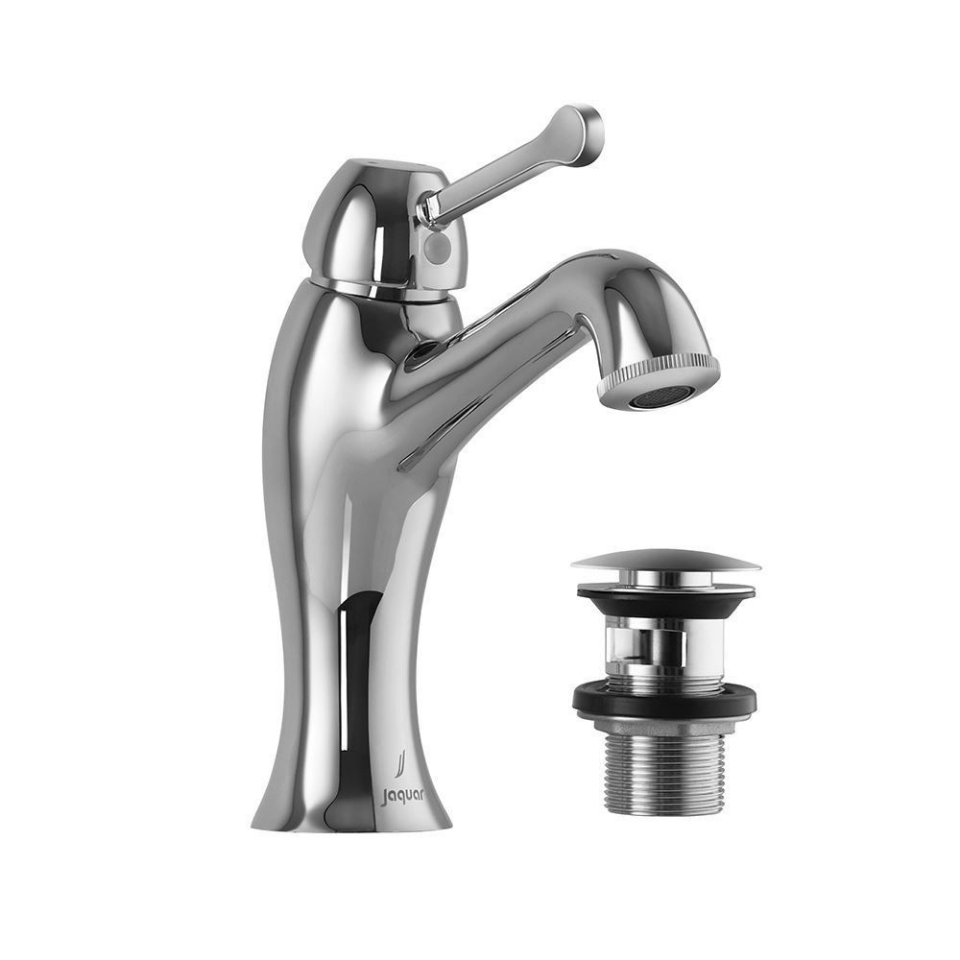 Picture of Miscelatore monocomando per lavabo con piletta click-clack