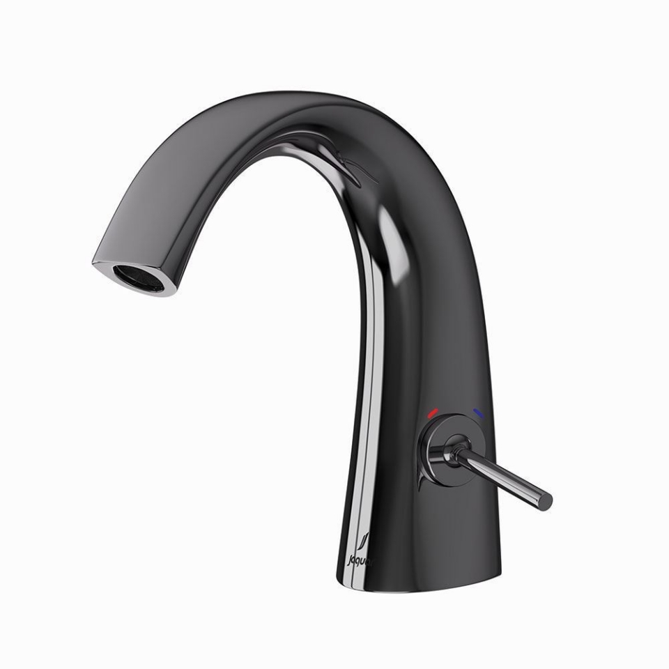 Picture of Miscelatore monoforo per lavabo - Cromo nero
