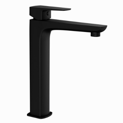 Picture of Single Lever High Neck Basin Mixer -Black Matt