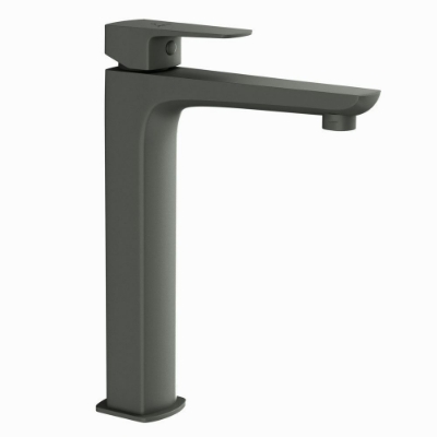Immagine di Miscelatore monocomando per lavabo con piletta click-clack - Grafite
