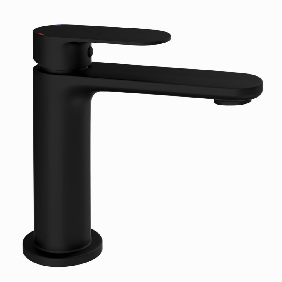 Picture of Miscelatore monocomando per lavabo - Nero opaco