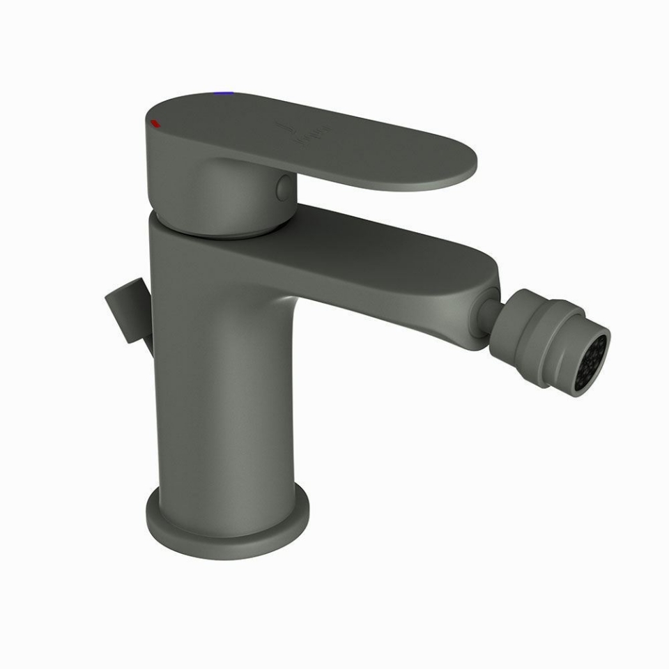 Picture of Miscelatore monocomando per bidet con scarico automatico - Grafite