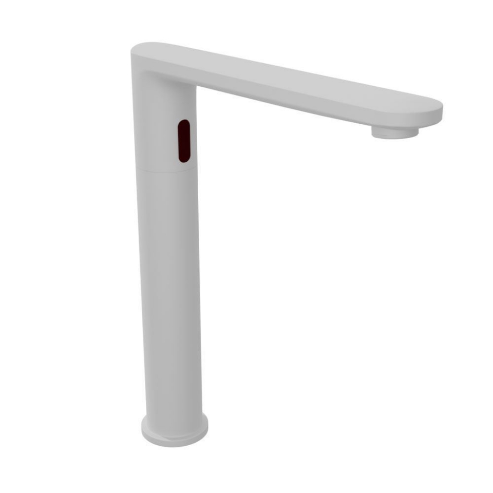 Picture of Rubinetto sensor alto Opal Prime - Bianco opaco