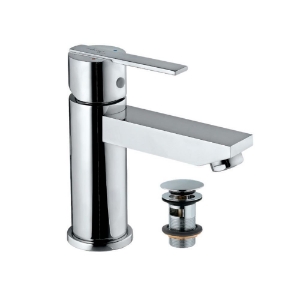 Picture of Single Lever Extended Basin Mixer with click clack waste