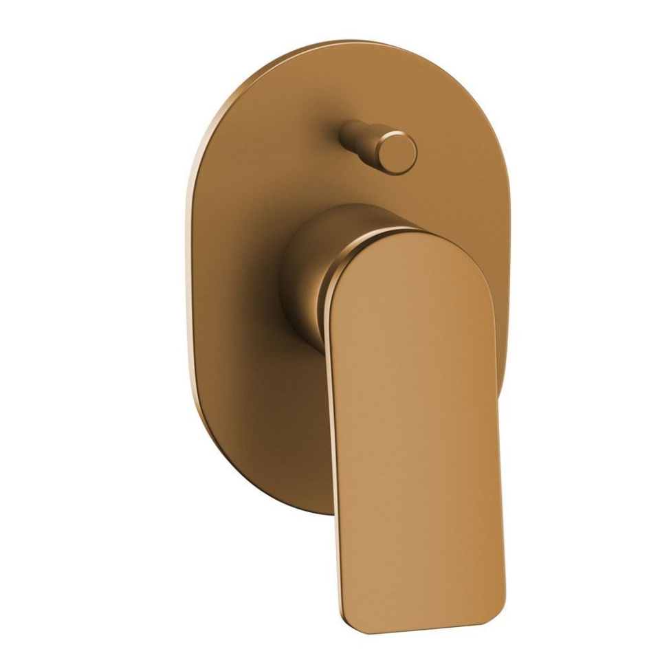 Picture of Parte esterna per miscelatore doccia con deviatore - Oro opaco PVD