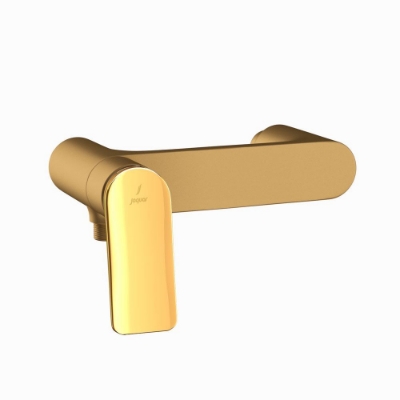 Immagine di Miscelatore doccia esterno - Leva: Oro lucido PVD | Corpo: Oro opaco PVD