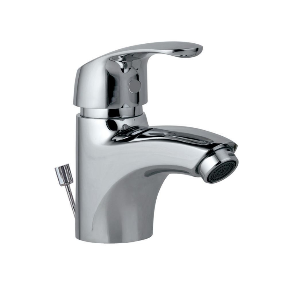 Picture of Miscelatore monocomando per lavabo con scarico automatico