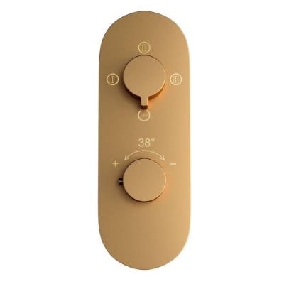 Picture of Aquamax Thermostatic Shower Mixer - Gold Matt PVD