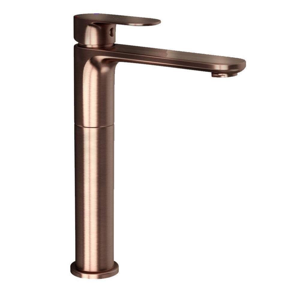 Picture of Miscelatore monocomando alto per lavabo - Rame antico