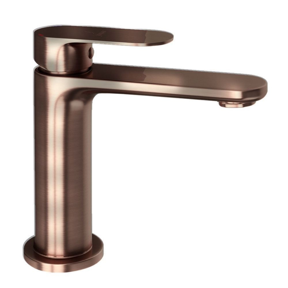 Picture of Miscelatore monocomando per lavabo - Rame antico