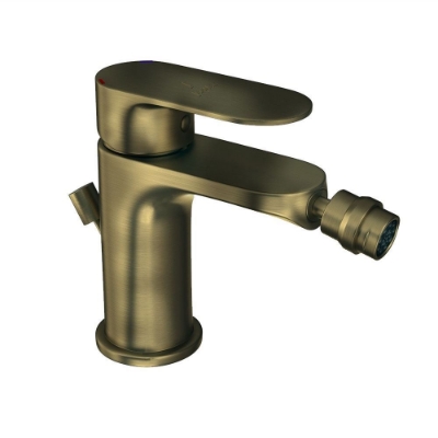 Immagine di Miscelatore monocomando per bidet con scarico automatico - Bronzo antico