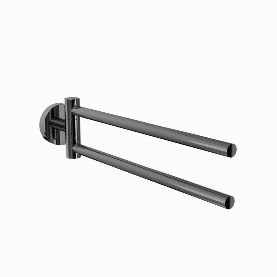 Picture of Porta salviette doppio snodato - Cromo nero