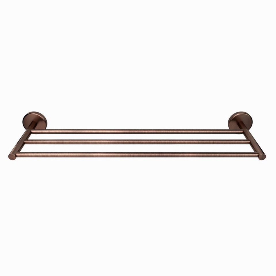 Picture of Rack porta asciugamani L 600 mm - Rame antico
