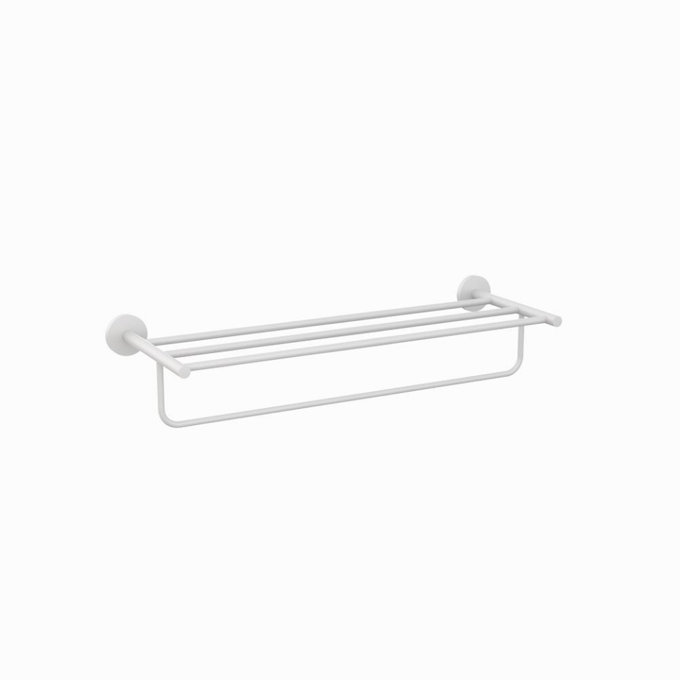 Picture of Rack porta asciugamani L 600 mm - Bianco opaco