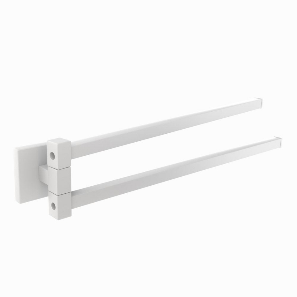 Picture of Porta salviette doppio snodato - Bianco opaco