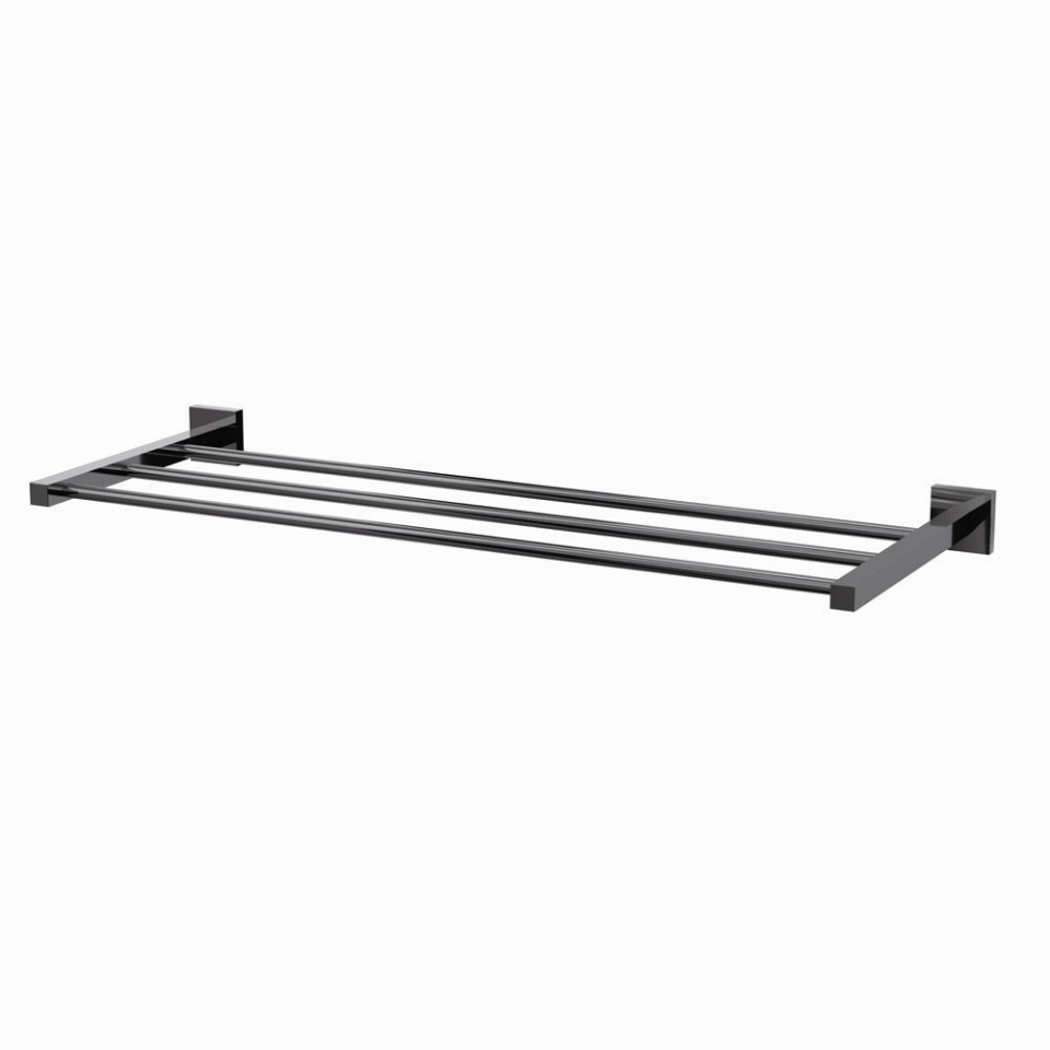 Picture of Rack porta asciugamani - Cromo fumè