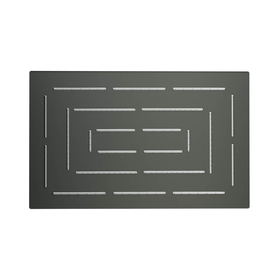 Picture of Soffione doccia monofunzione rettangolare Maze - Grafite