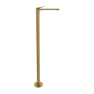 Immagine di Miscelatore monocomando per lavabo a pavimento - Oro opaco PVD