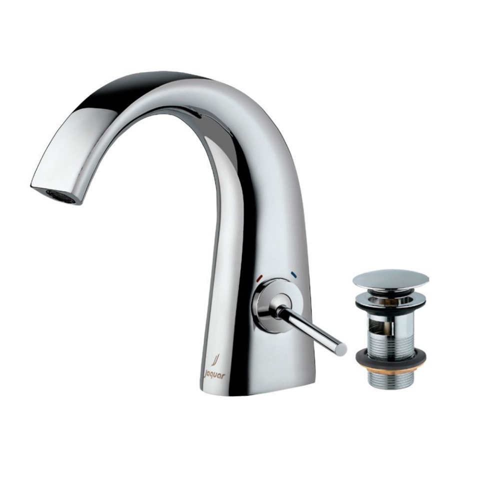 Picture of Miscelatore monoforo per lavabo con piletta click-clack