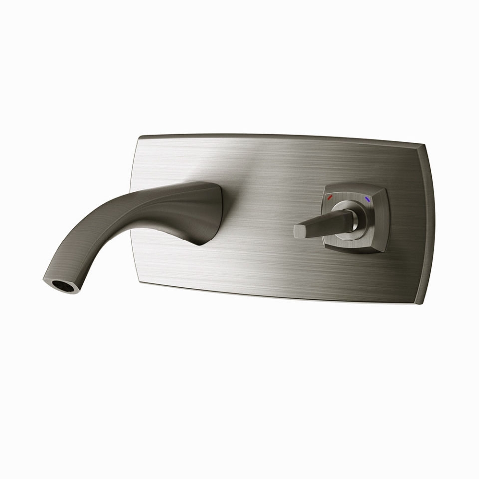 Picture of Parti esterne per miscelatore lavabo a parete - Acciaio inox