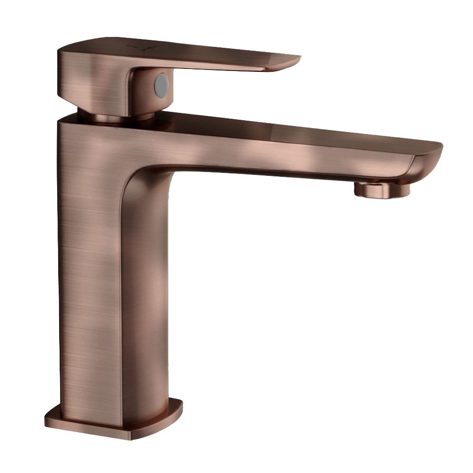 Picture of Miscelatore monocomando per lavabo - Rame antico