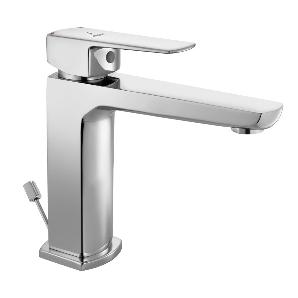 Picture of Miscelatore monocomando per lavabo con piletta click-clack 