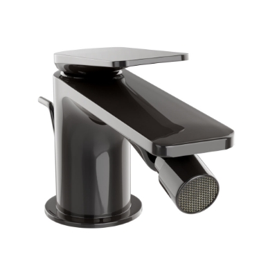 Immagine di Miscelatore monocomando per bidet - Cromo nero