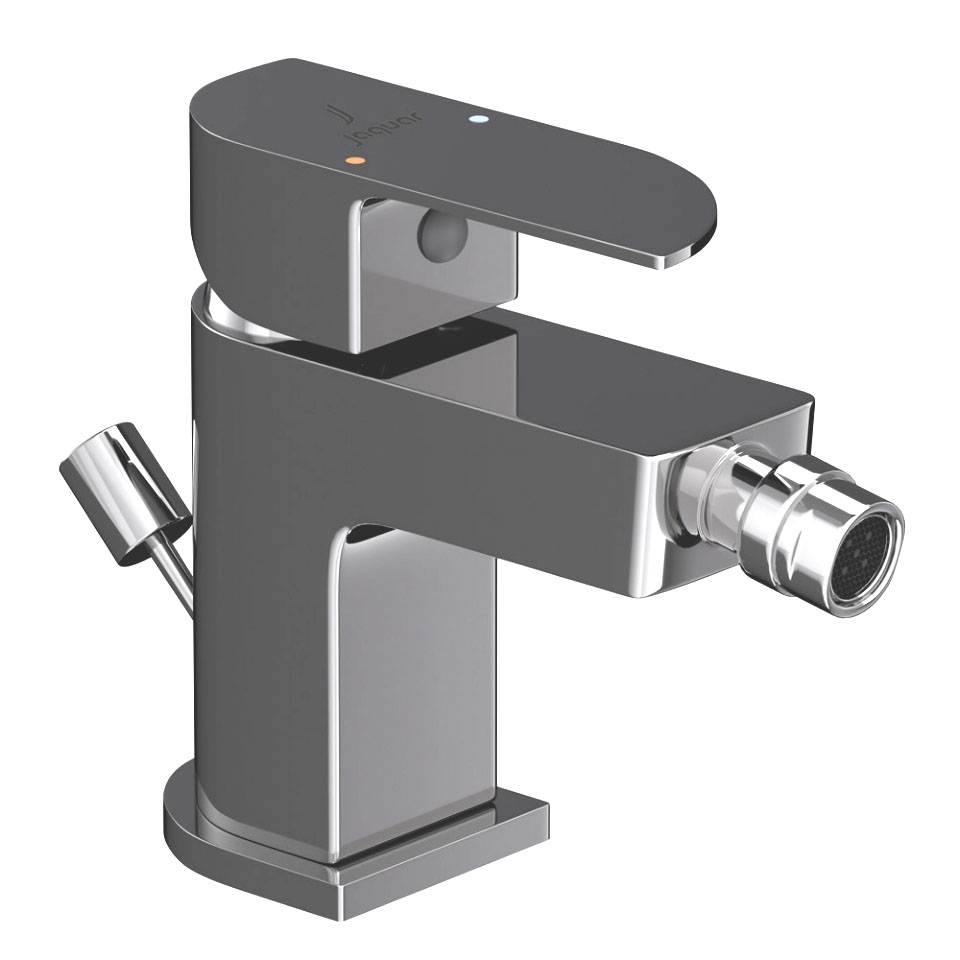 Picture of Miscelatore monocomando per bidet con scarico automatico - Cromo nero