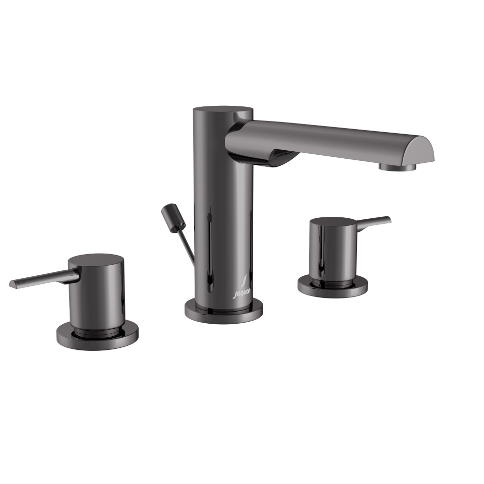 Picture of Miscelatore lavabo a 3 fori - Nero cromato