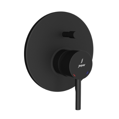 Immagine di Kit parte esposta di deviatore da incasso monocomando Hi Flow - Nero opaco