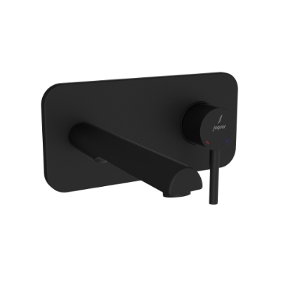 Immagine di Parti esposte della valvola manuale monocomando built-in da incasso - Nero opaco