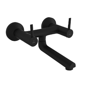 Immagine di Wall Mixer Non-Telephonic Shower Arrangement  - Black Matt