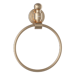 Immagine di Anello porta salviette tondo - Oro lucido