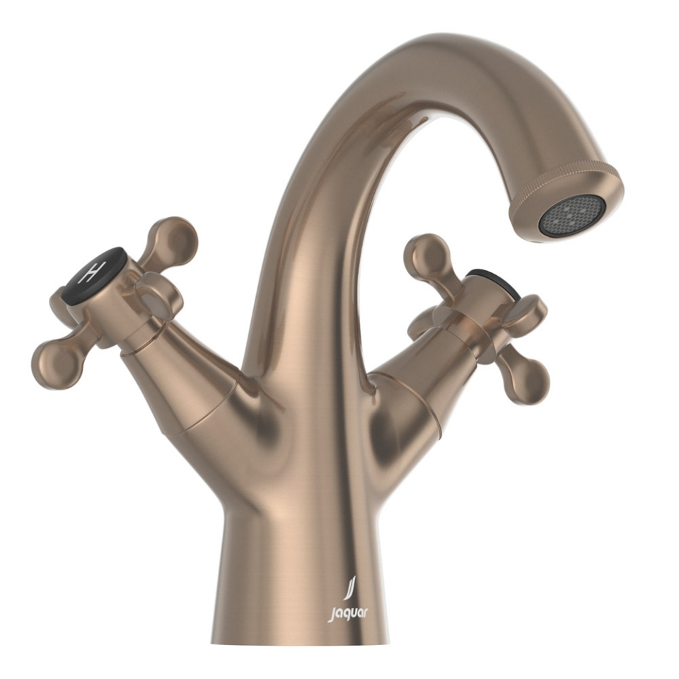 Picture of Gruppo lavabo monoforo - Polvere oro