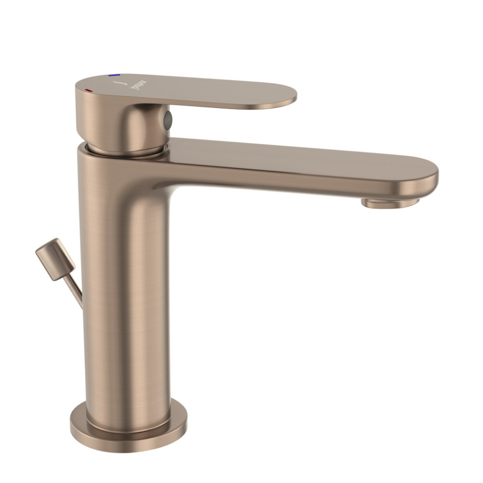 Picture of Miscelatore monocomando per lavabo con scarico automatico - Polvere oro