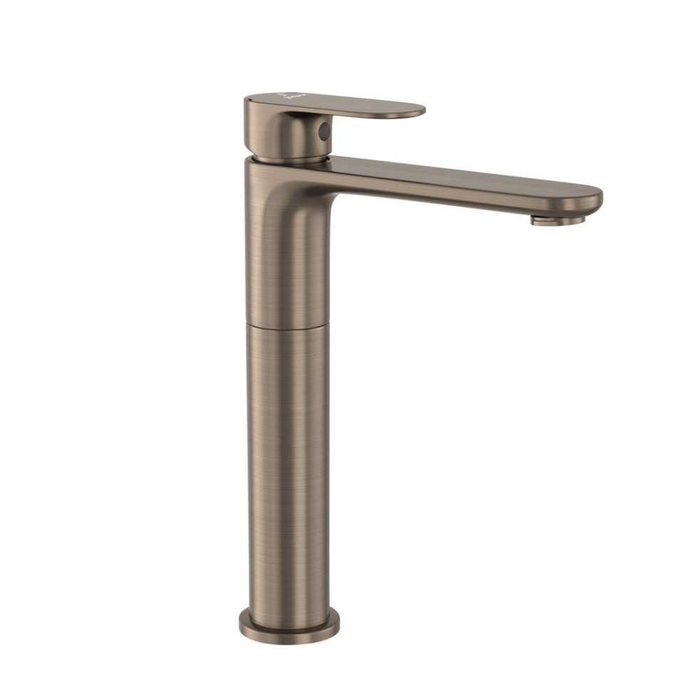 Picture of Miscelatore monocomando alto per lavabo - Polvere oro