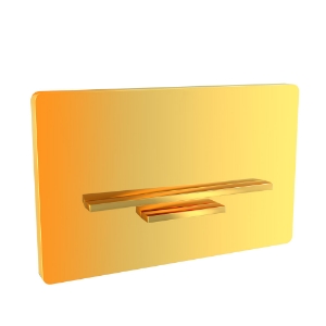Immagine di PANNELLO DI CONTROLLO LAGUNA - ORO BRILLANTE PVD