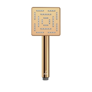 Immagine di Doccetta maze quadrata monofunzione - Oro aurico