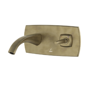 Immagine di Parti esterne per miscelatore lavabo a parete - Bronzo antico