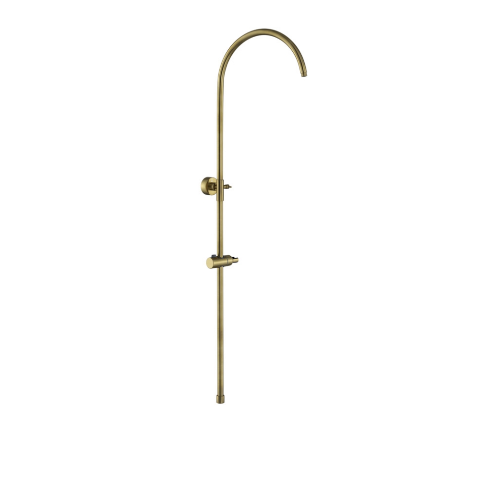 Picture of Asta colonna doccia tonda - Bronzo antico