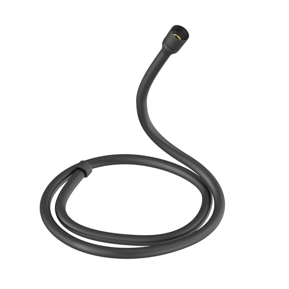 Picture of Tubo doccia rivestito in plastica - Nero opaco