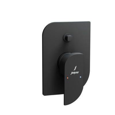 Immagine di Deviatore monocomando da incasso - Nero opaco
