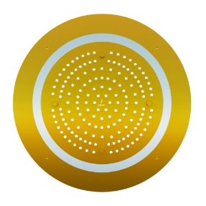 Immagine di Soffione doccia Duoflo tondo - Oro brillante PVD